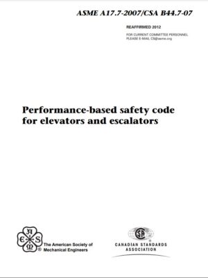 ASME A17.7-2007/CSA B44.7-07 (R2022)