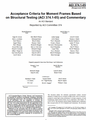 ACI 374.1 ACI 374.1