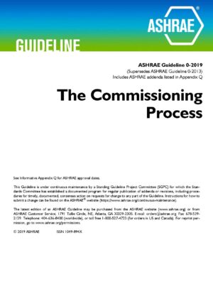 GUIDELINE 0-2005 -- THE COMMISSIONING PROCESS