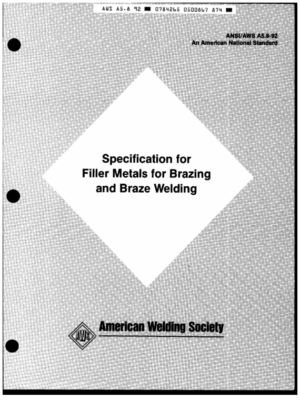 AWS A5.8-1992