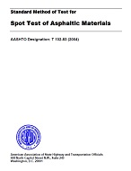 AASHTO T 102-83 (2004) AASHTO T 102-83 (2004)