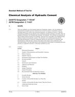 AASHTO T 105-09 AASHTO T 105-09