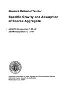 AASHTO T 85-10 AASHTO T 85-10