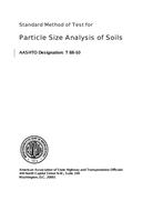 AASHTO T 88-10 AASHTO T 88-10