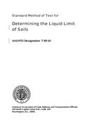 AASHTO T 89-10 AASHTO T 89-10