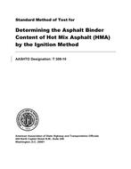 AASHTO T 308-10 (2015) AASHTO T 308-10 (2015)