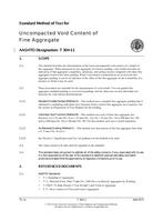 AASHTO T 304-11 (2015) AASHTO T 304-11 (2015)