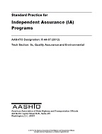 AASHTO R 44-07 (2018)