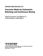 AASHTO M 241M/M 241-13 (2021)