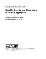 AASHTO T 85-14 (2018) AASHTO T 85-14 (2018)