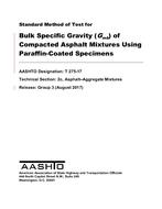 AASHTO T 275-17 (2021)