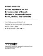 AASHTO R 70M/R 70-18