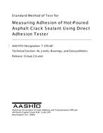 AASHTO T 370-18 AASHTO T 370-18