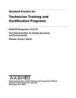 AASHTO R 25-19