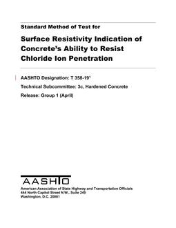 AASHTO T 358-19