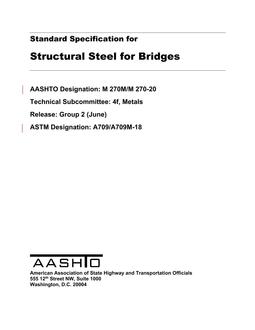 AASHTO M 270M/M 270-20