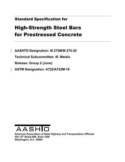 AASHTO M 275M/M 275-20