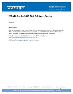 AASHTO SS-19 Errata 1