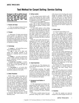 AATCC 122-2019 AATCC 122-2019