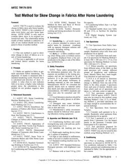 AATCC 179-2019 AATCC 179-2019