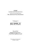 GEOP Series: Supply, Supplemental Gases - Peak Shaving/Base Load, Book S-2, Vol. I