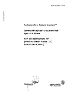 AS/NZS 8980.2:2019 AS/NZS 8980.2:2019