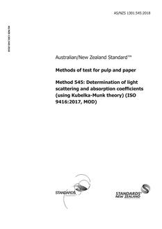 AS/NZS 1301.545:2018