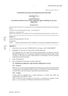AS/NZS 3518:2013 Amd 1:2018 AS/NZS 3518:2013 Amd 1:2018