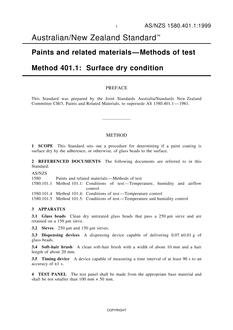 AS/NZS 1580.401.1:1999 AS/NZS 1580.401.1:1999