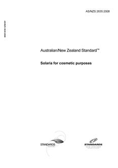 AS/NZS 2635:2008 AS/NZS 2635:2008