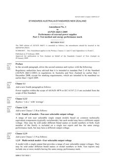 AS/NZS 4665.1:2005 AMDT 1