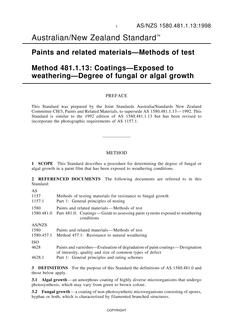 AS/NZS 1580.481.1.13:1998 AS/NZS 1580.481.1.13:1998