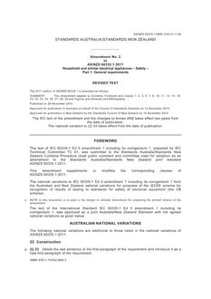 AS/NZS 60335.2.1:2011 Amd 2:2014