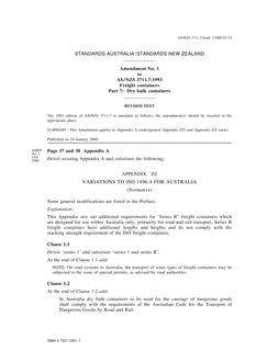 AS/NZS 3711.7:1993 AMDT 1 AS/NZS 3711.7:1993 AMDT 1