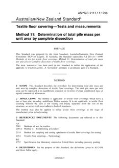 AS/NZS 2111.11:1996 AS/NZS 2111.11:1996