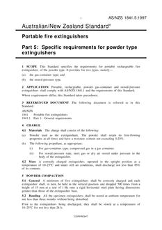 AS/NZS 1841.5:1997 AS/NZS 1841.5:1997