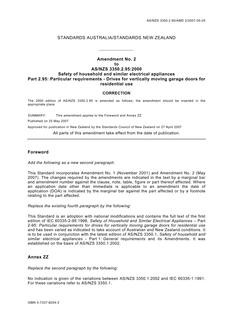 AS/NZS 3350.2.95:2000 AMDT 2 AS/NZS 3350.2.95:2000 AMDT 2