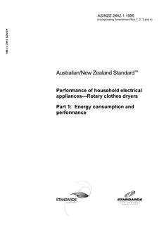 AS/NZS 2442.1:1996 AS/NZS 2442.1:1996