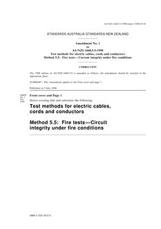 AS/NZS 1660.5.5:1998 AMDT 1 AS/NZS 1660.5.5:1998 AMDT 1