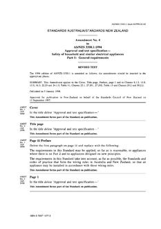 AS/NZS 3350.1:1994 AMDT 4 AS/NZS 3350.1:1994 AMDT 4