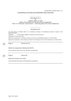 AS/NZS 3350.2.12:1997 AMDT 2