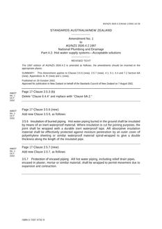 AS/NZS 3500.4.2:1997 AMDT 1 AS/NZS 3500.4.2:1997 AMDT 1