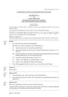 AS/NZS 1604.2:2012 Amd 1:2017 AS/NZS 1604.2:2012 Amd 1:2017