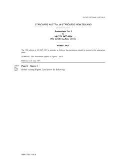 AS/NZS 1427:1996 AMDT 1