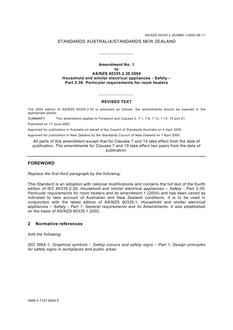 AS/NZS 60335.2.30:2004 AMDT 1