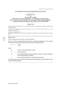 AS/NZS 3823.1.3:2005 AMDT 1 AS/NZS 3823.1.3:2005 AMDT 1