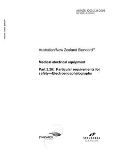 AS/NZS 3200.2.26:2005 AS/NZS 3200.2.26:2005