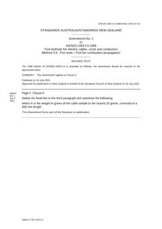 AS/NZS 1660.5.6:1998 AMDT 1 AS/NZS 1660.5.6:1998 AMDT 1