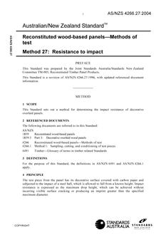 AS/NZS 4266.27:2004 AS/NZS 4266.27:2004