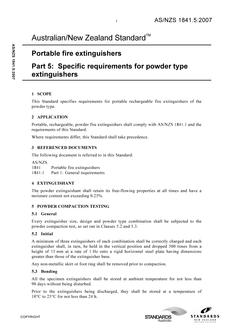 AS/NZS 1841.5:2007 AS/NZS 1841.5:2007